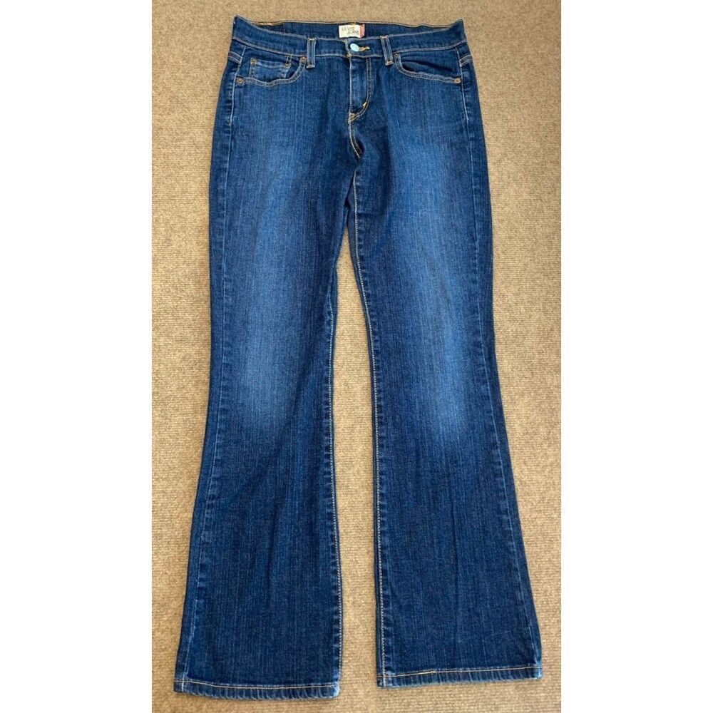 Levis 515 Jeans Womens 6 Mid Rise Bootcut Stretch Dark Wash Flare Y2K Denim